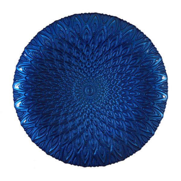 Wholesale Glass Charger Plate PZ-036